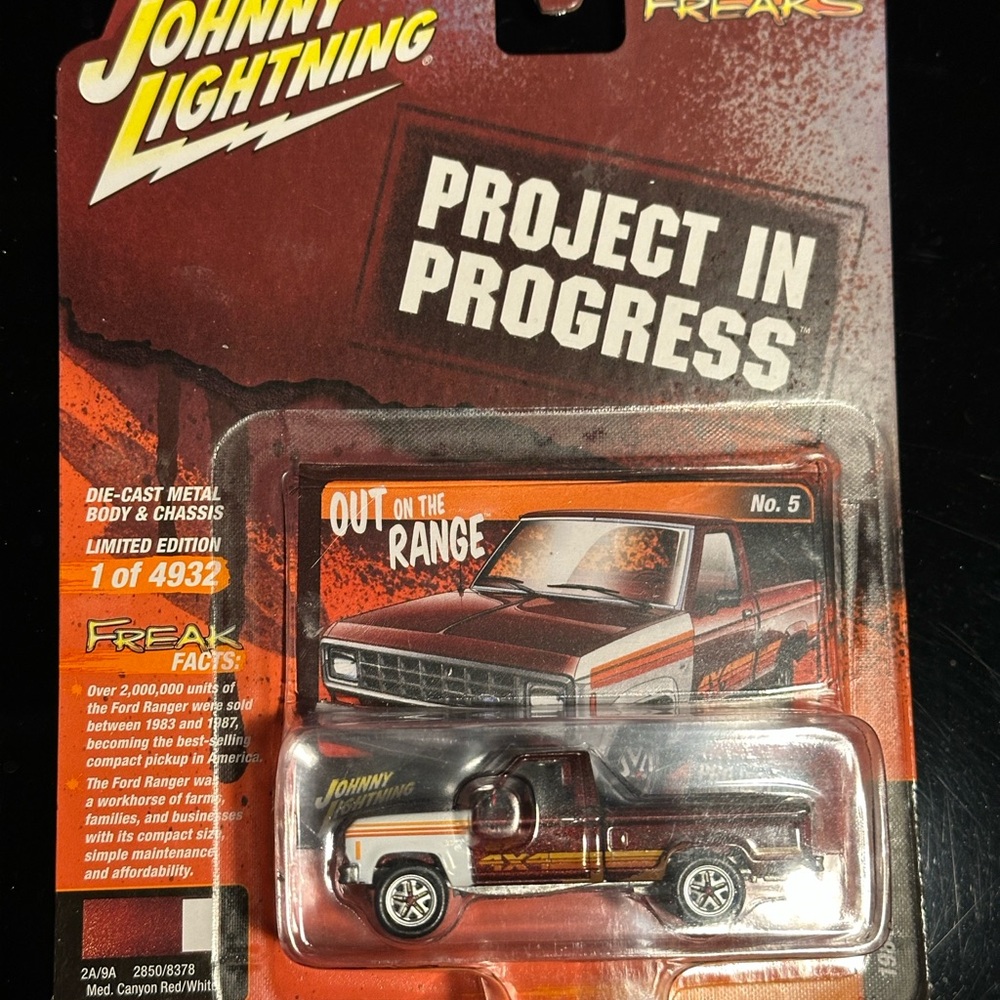 Die-Cast Model Truck - Red and White